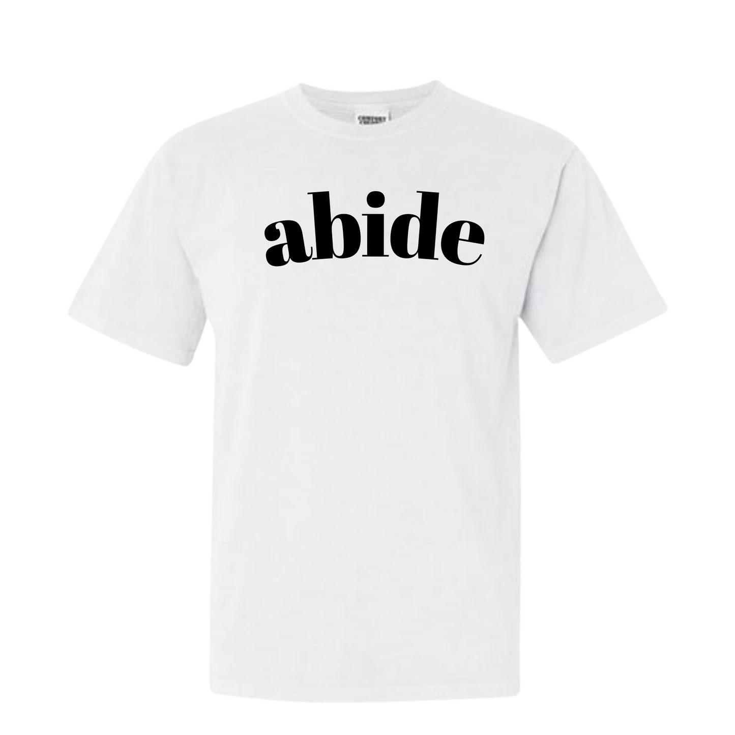 TGC White Comfort Color T-Shirts- Block font