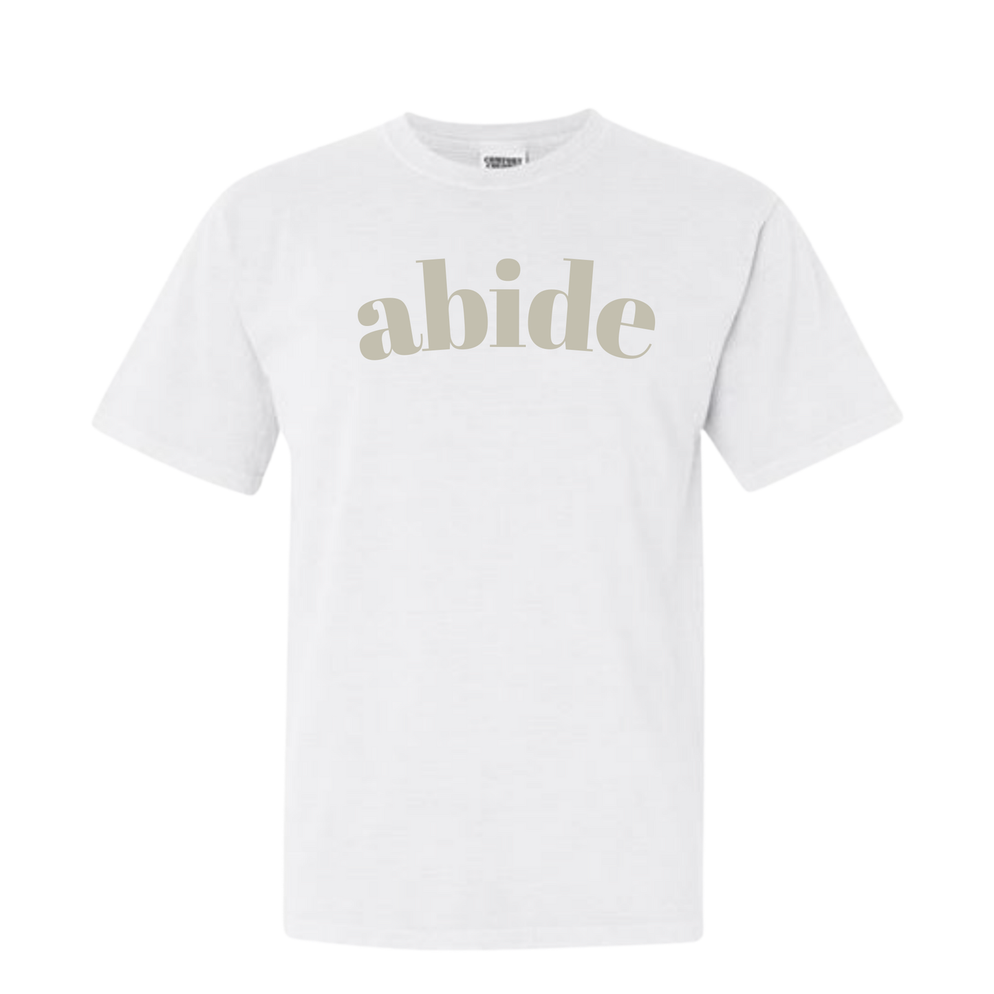 TGC White Comfort Color T-Shirts- Block font