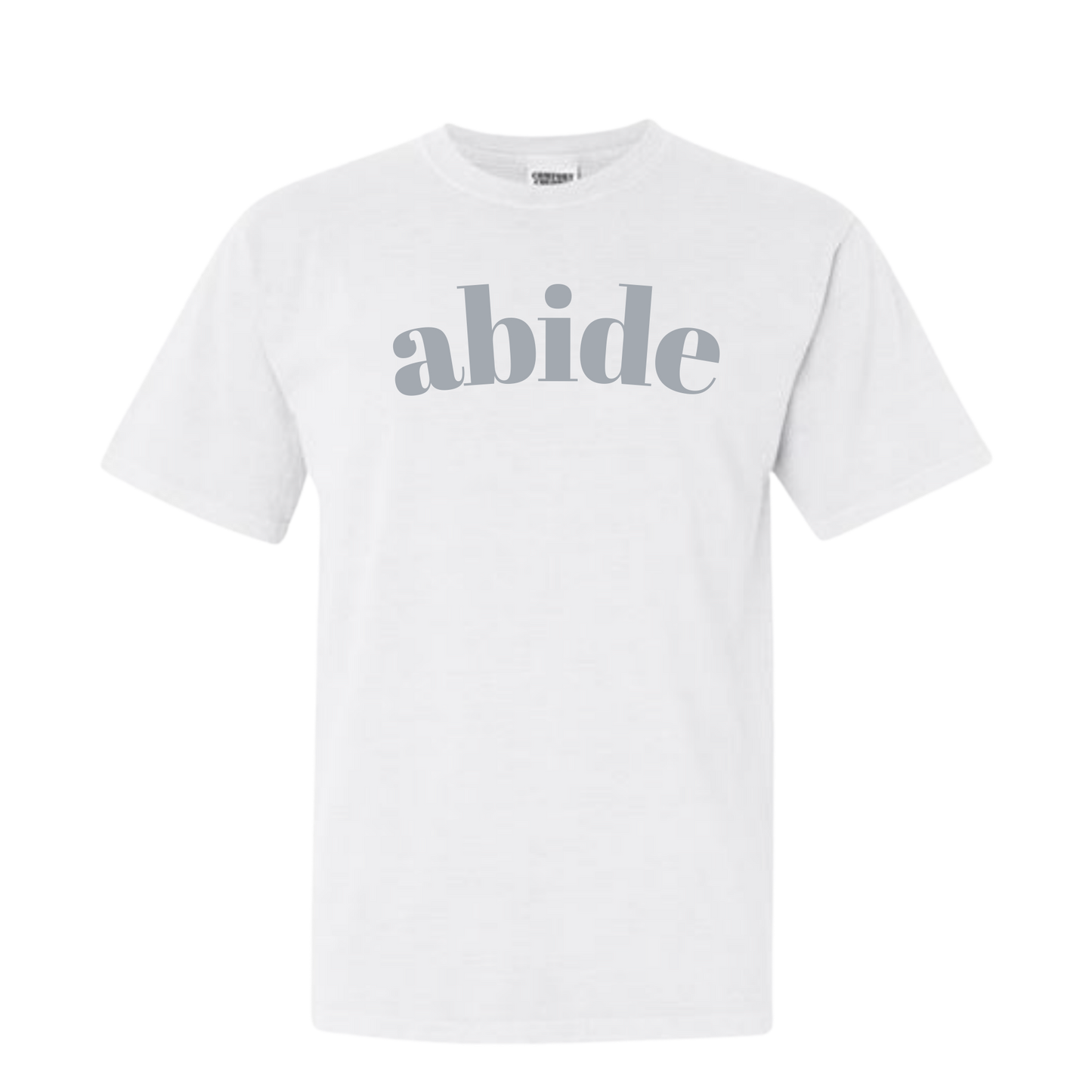 TGC White Comfort Color T-Shirts- Block font