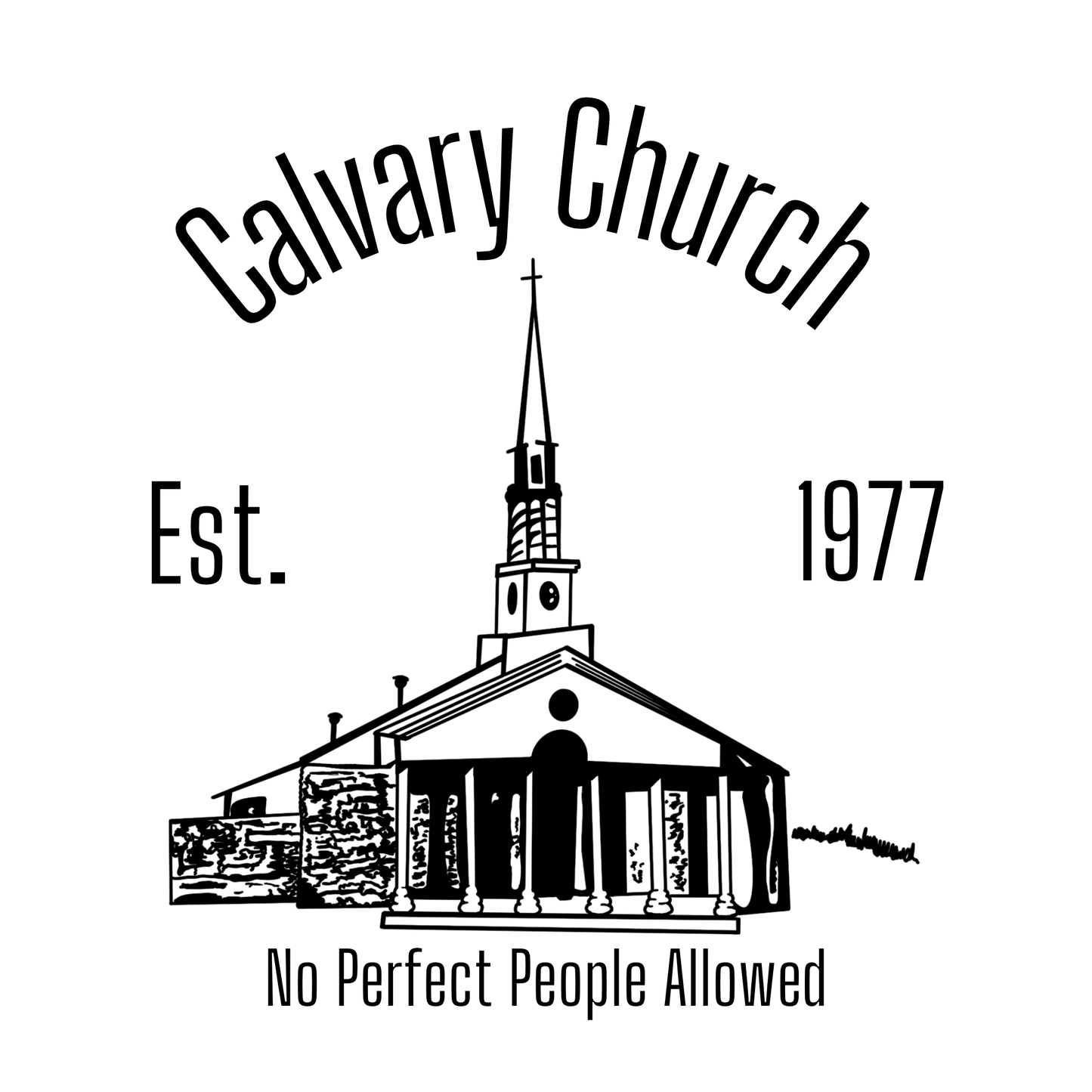 Calvary Church- Black