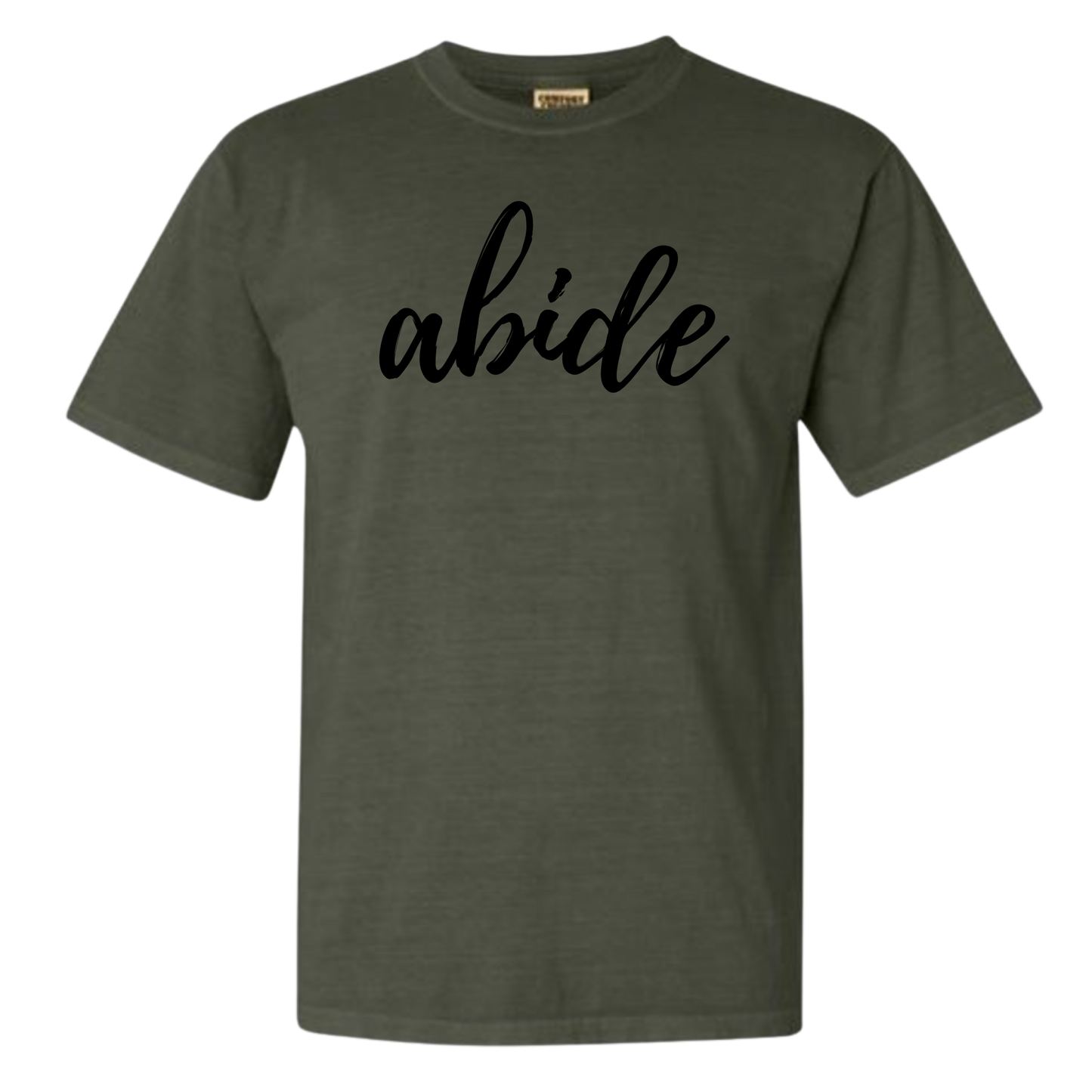 TGC Sage Comfort Color T-Shirts - Script font