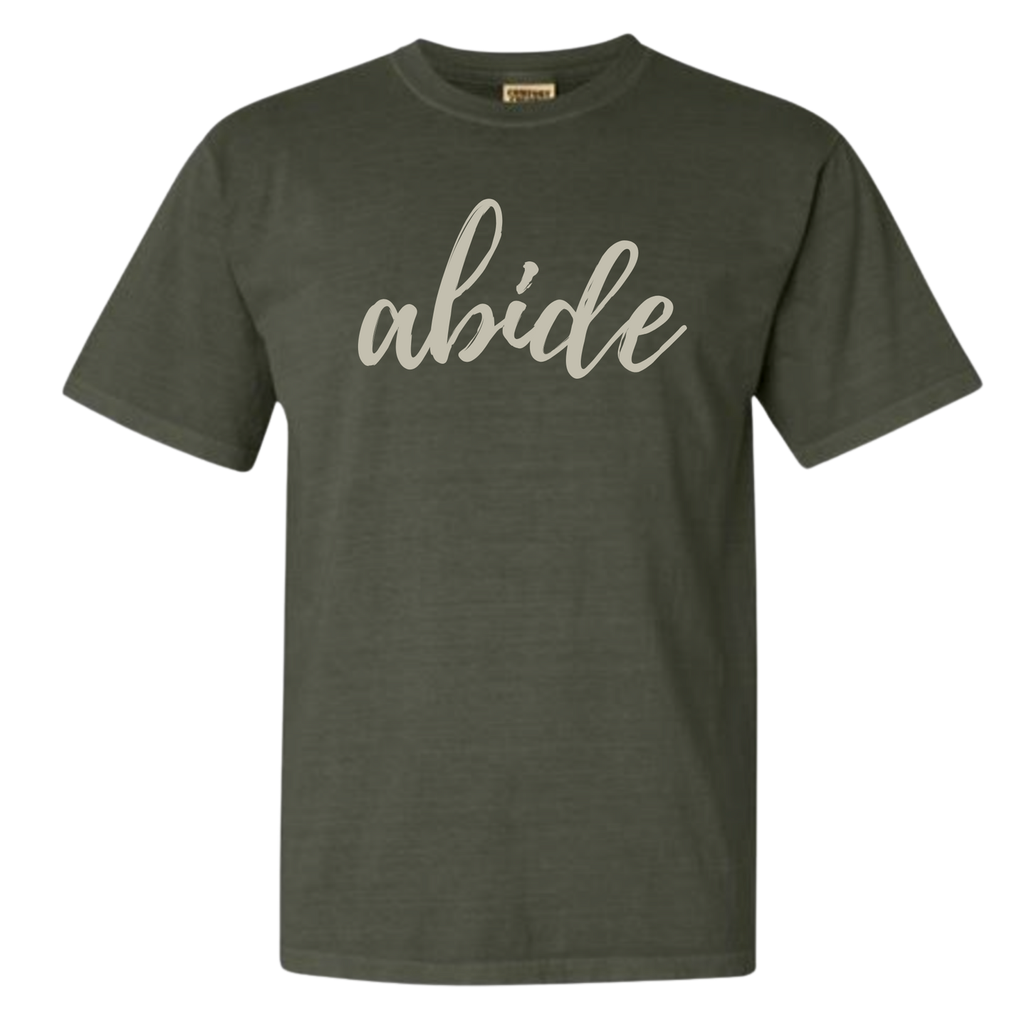 TGC Sage Comfort Color T-Shirts - Script font