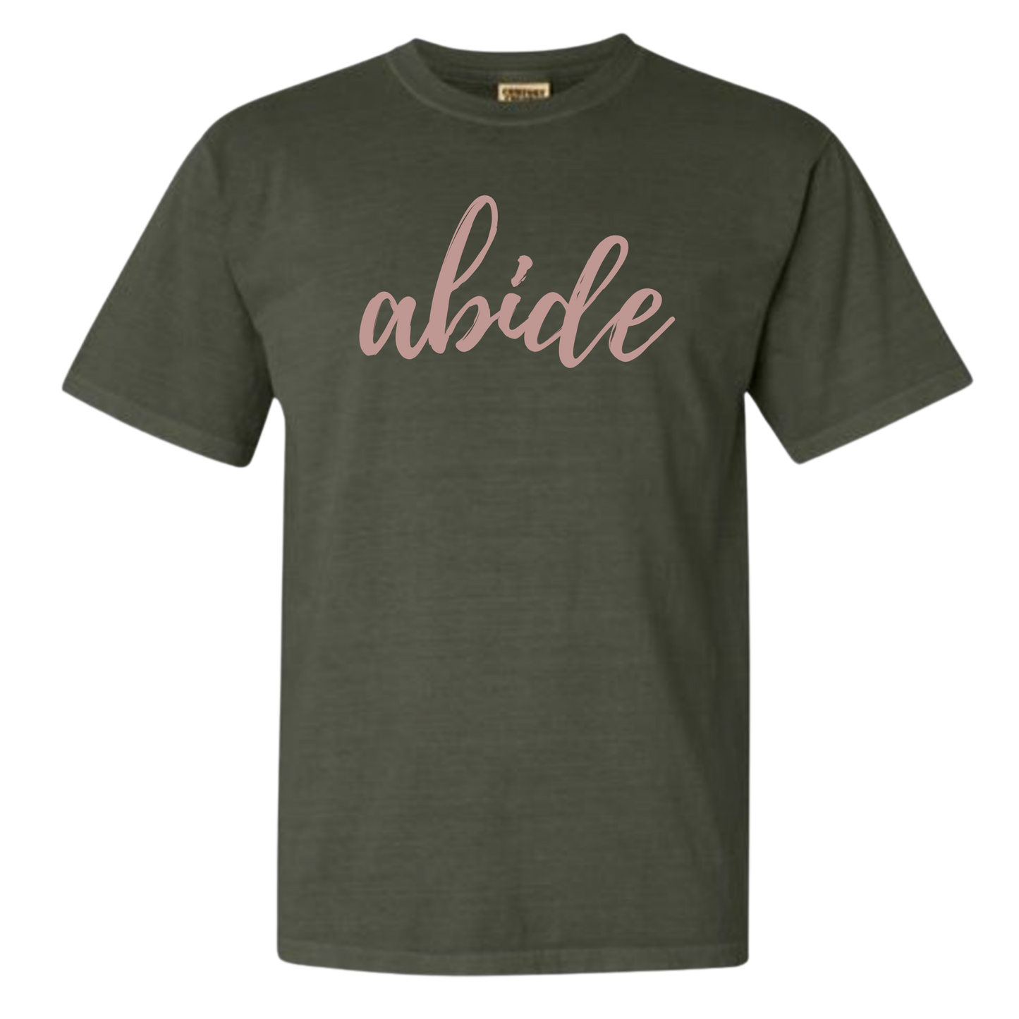 TGC Sage Comfort Color T-Shirts - Script font