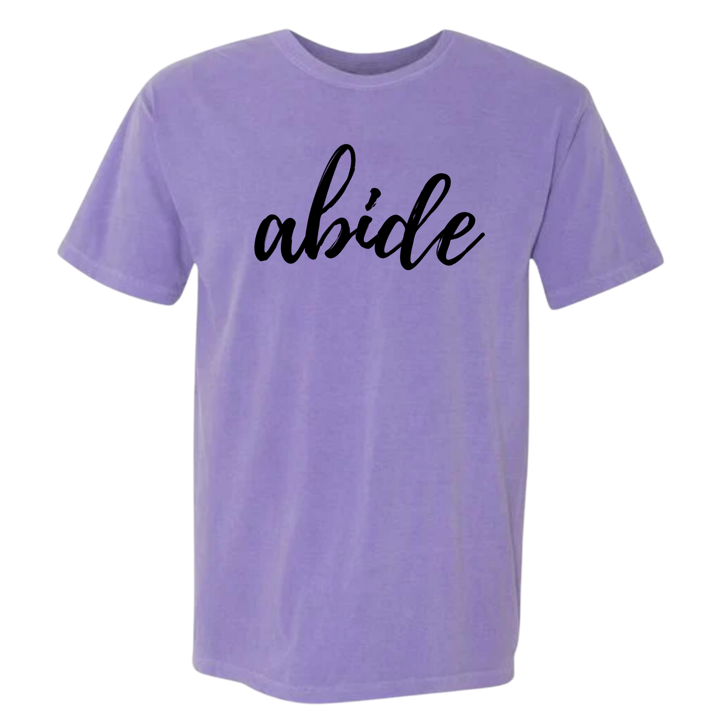 TGC Violet Comfort Color T-Shirts - Script font