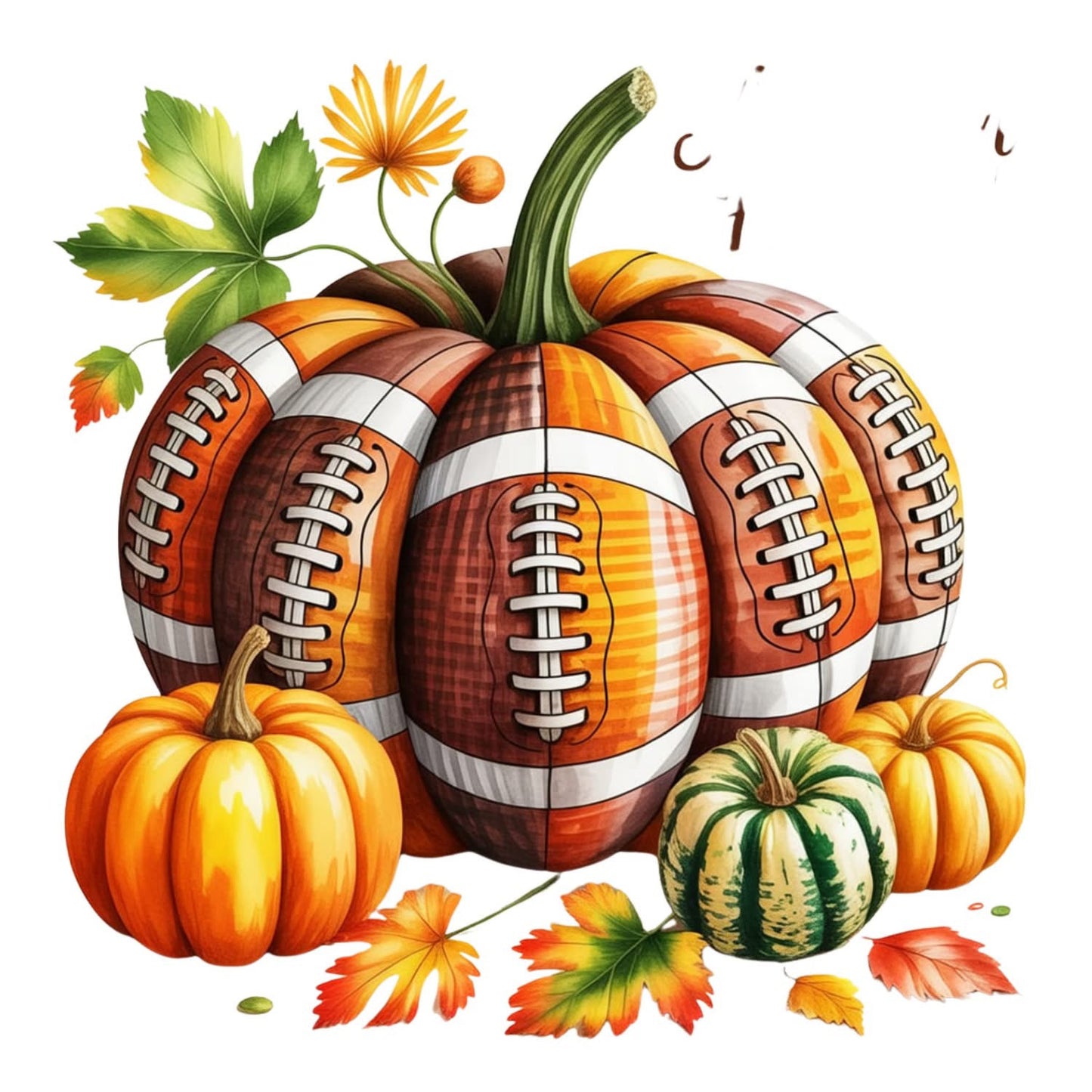 Football Pumpkin