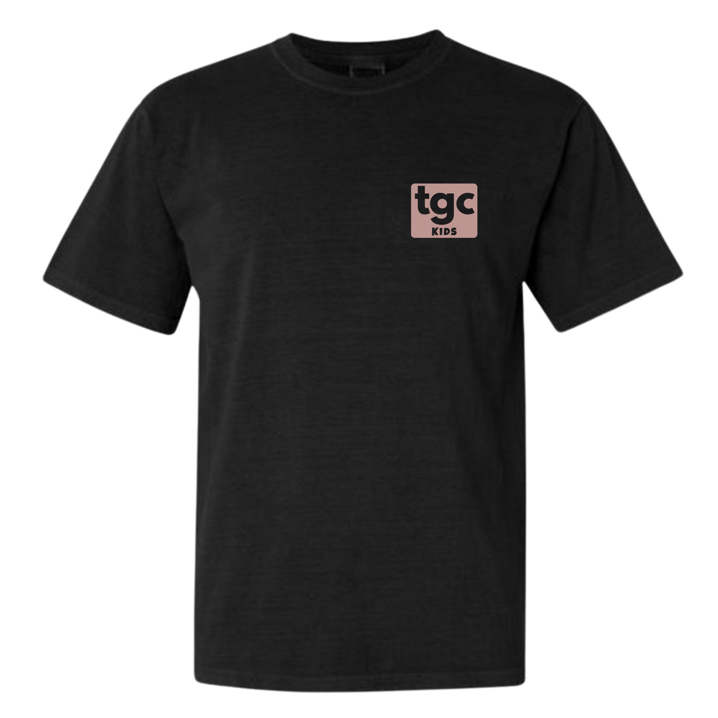 TGC Kids- Black Comfort Color T-Shirts - Logo
