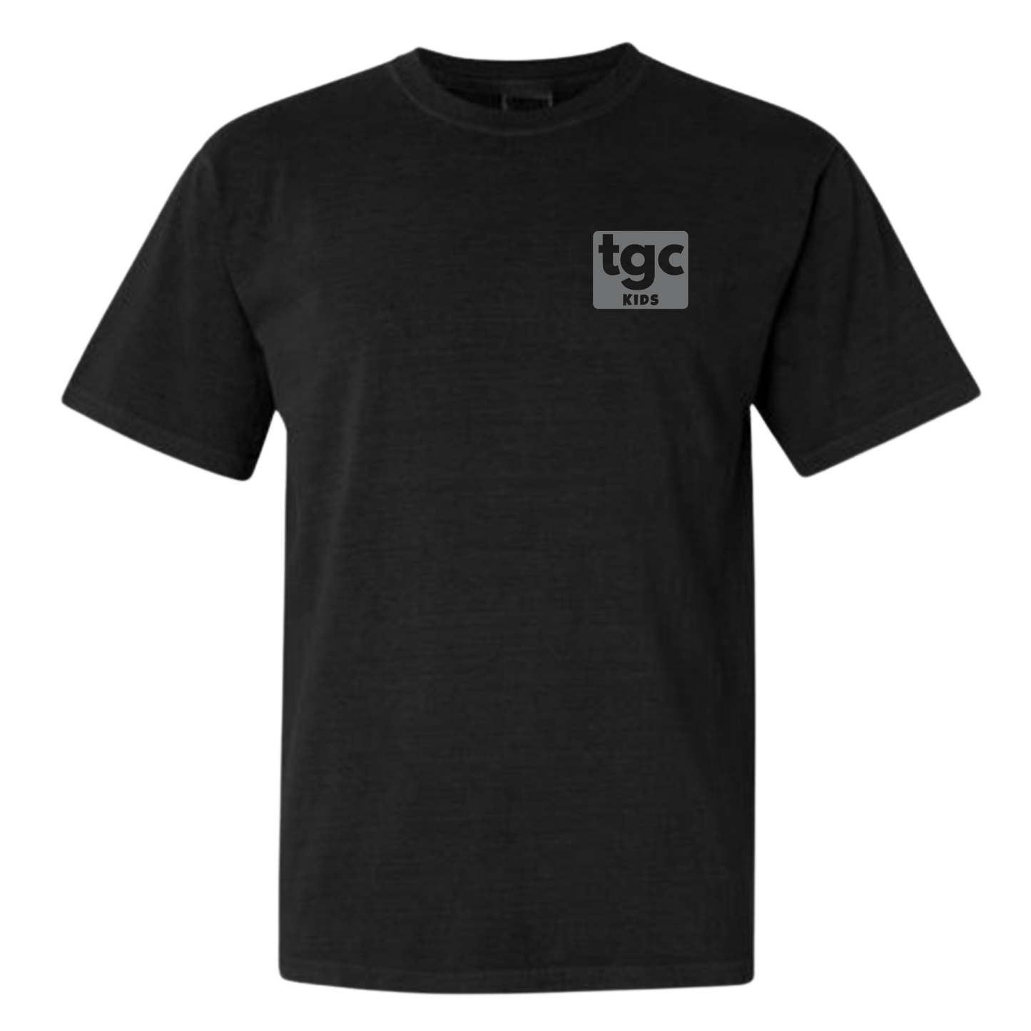 TGC Kids- Black Comfort Color T-Shirts - Logo