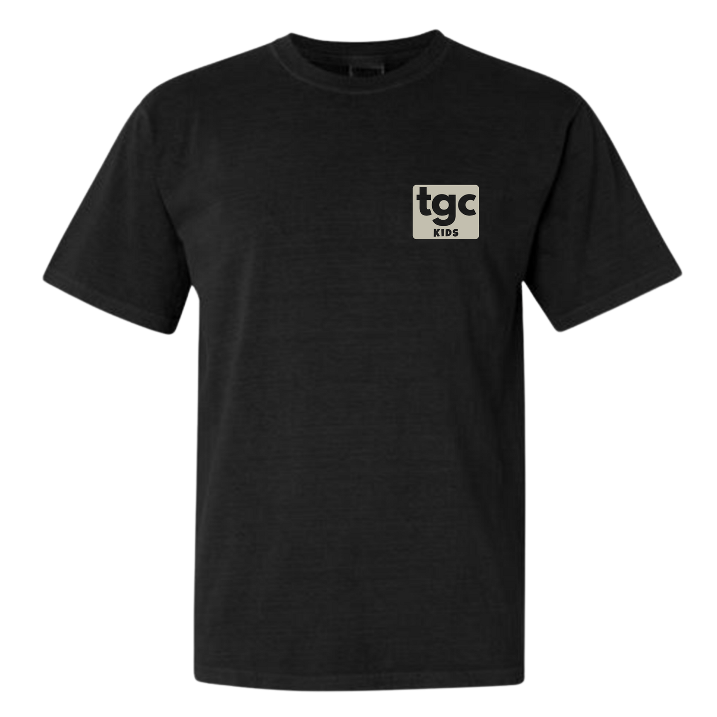 TGC Kids- Black Comfort Color T-Shirts - Logo