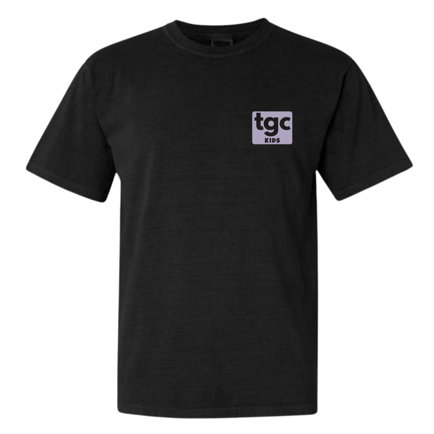 TGC Kids- Black Comfort Color T-Shirts - Logo