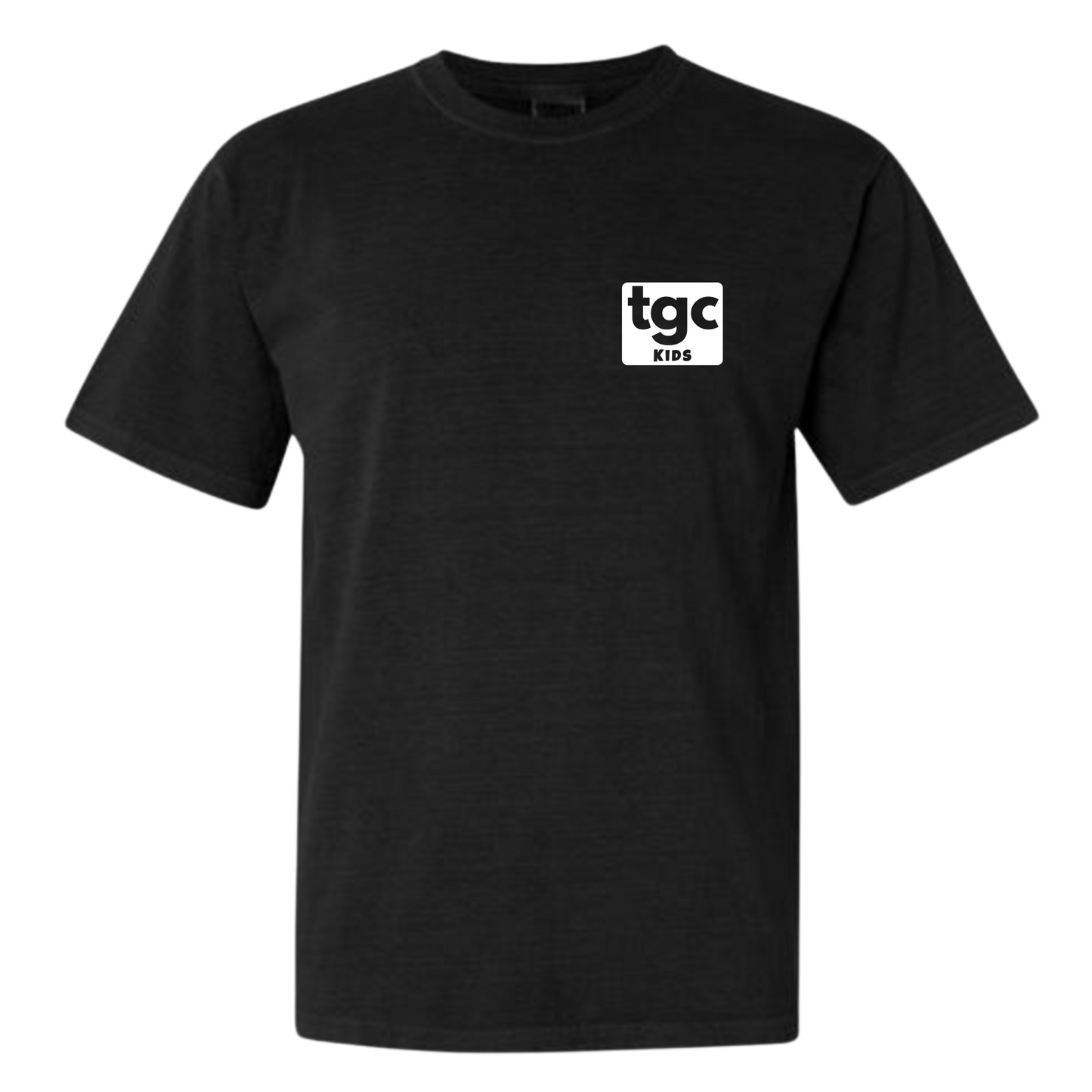 TGC Kids- Black Comfort Color T-Shirts - Logo