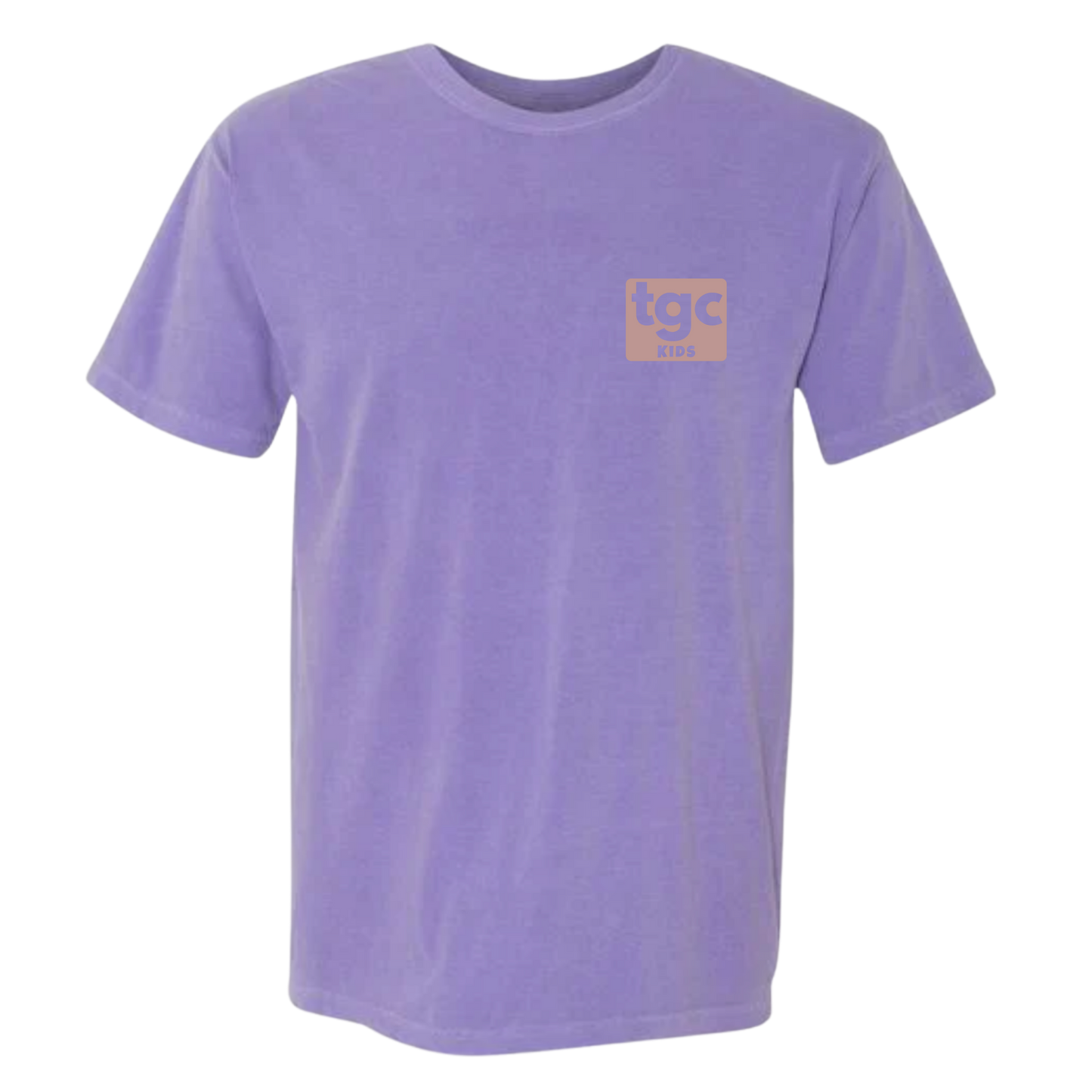 TGC Kids- Violet Comfort Color T-Shirts - Logo