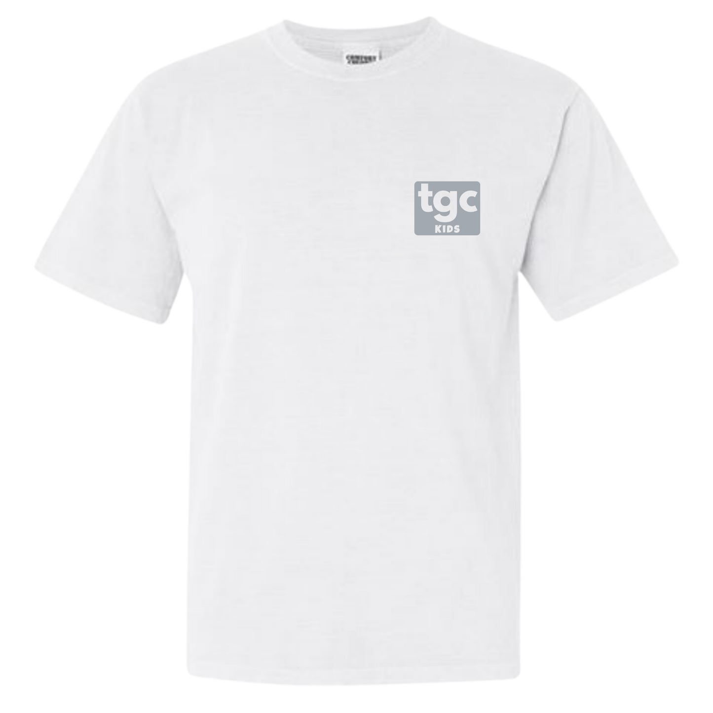 TGC Kids- White Comfort Color T-Shirts - Logo