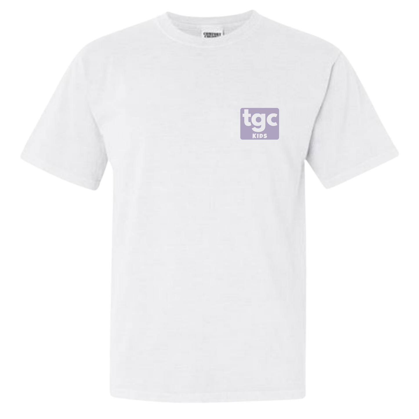 TGC Kids- White Comfort Color T-Shirts - Logo