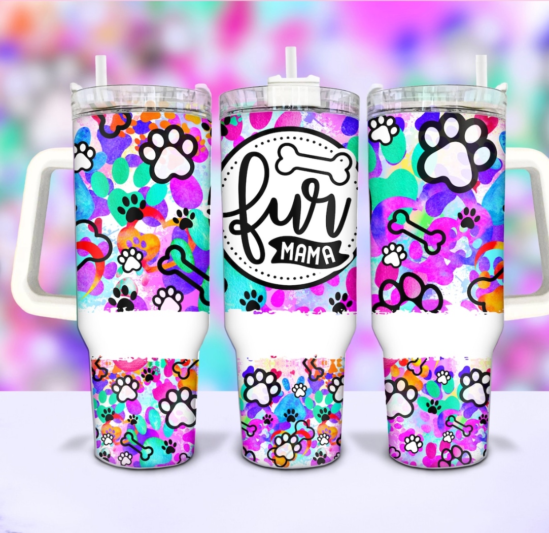 Fur Mama 40 oz Tumblers