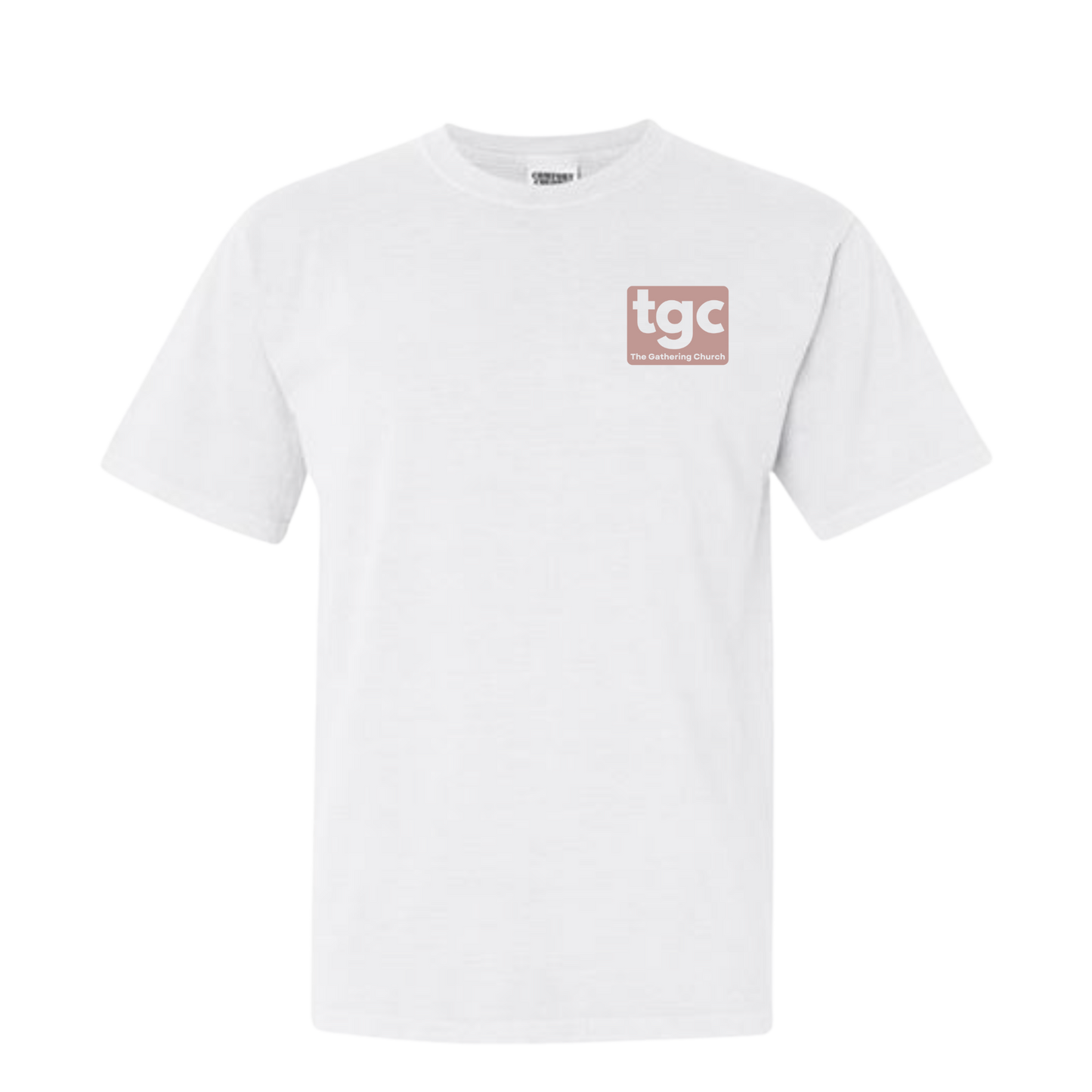TGC White Comfort Color T-Shirts- Logo