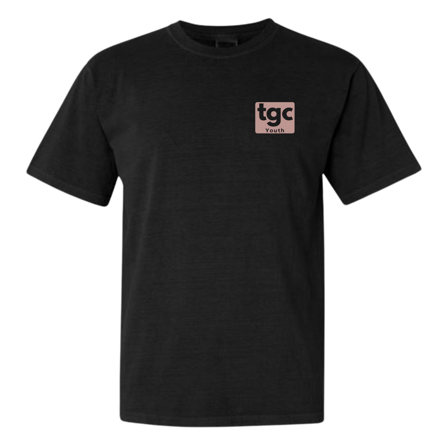 TGC Youth- Black Comfort Color T-Shirts - Logo