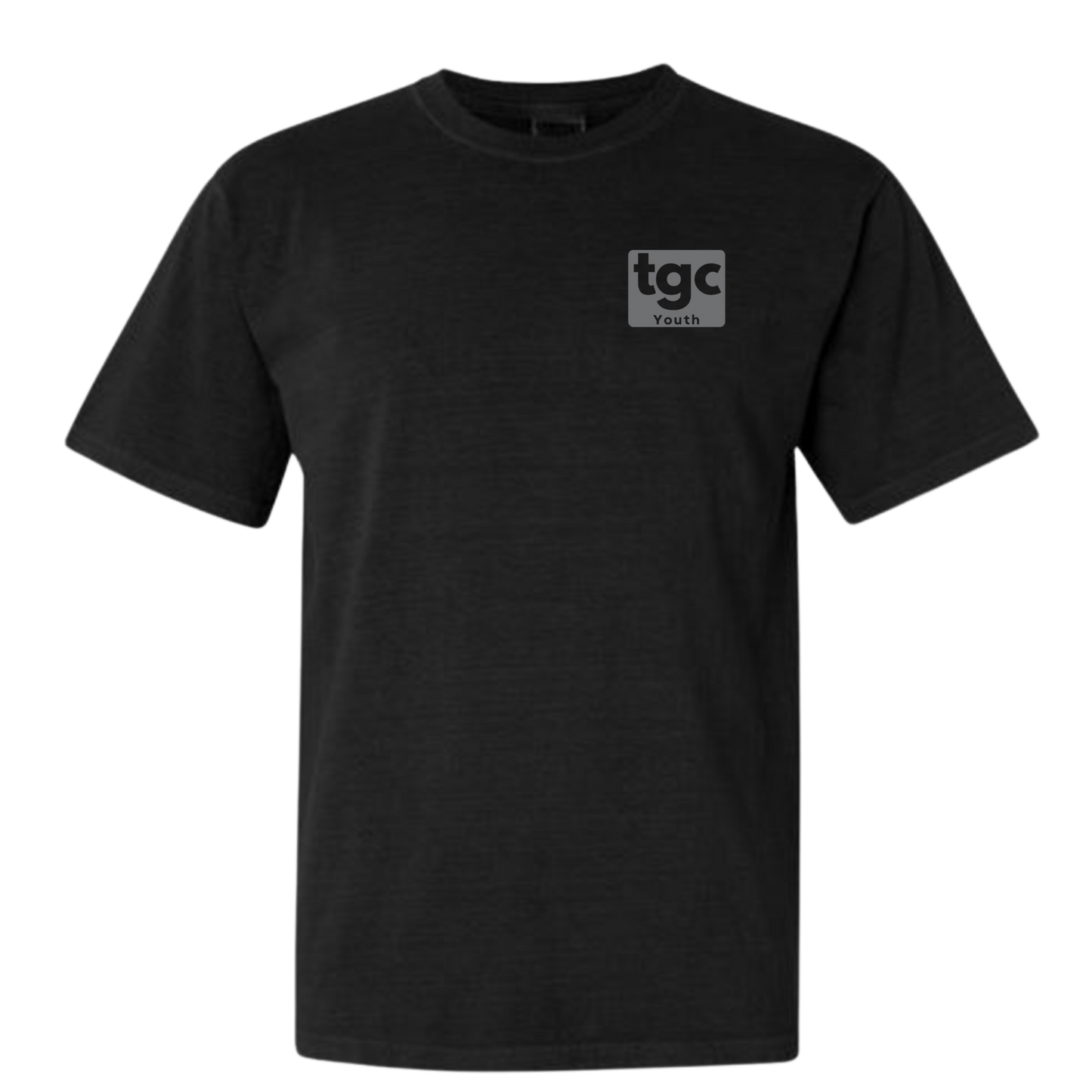 TGC Youth- Black Comfort Color T-Shirts - Logo