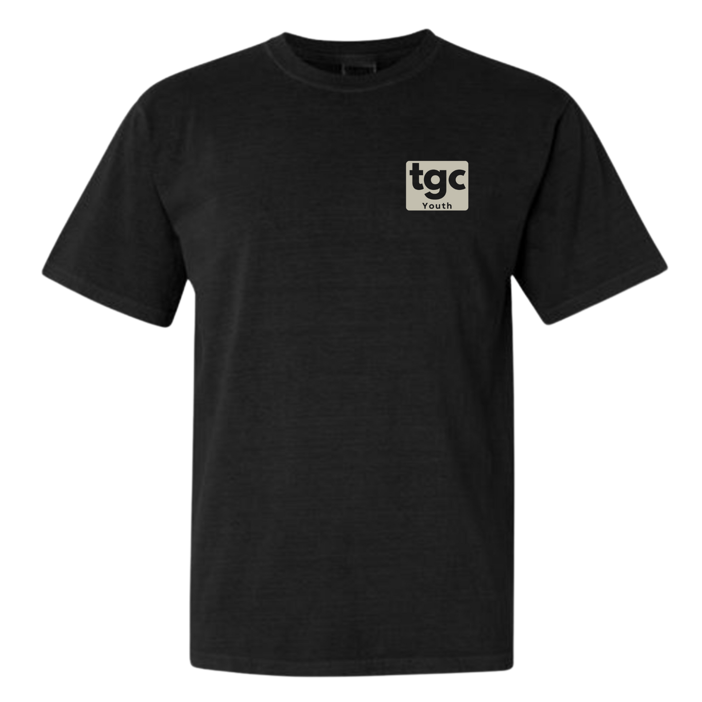 TGC Youth- Black Comfort Color T-Shirts - Logo
