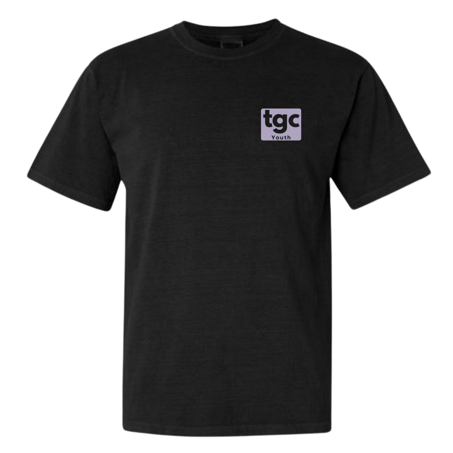 TGC Youth- Black Comfort Color T-Shirts - Logo