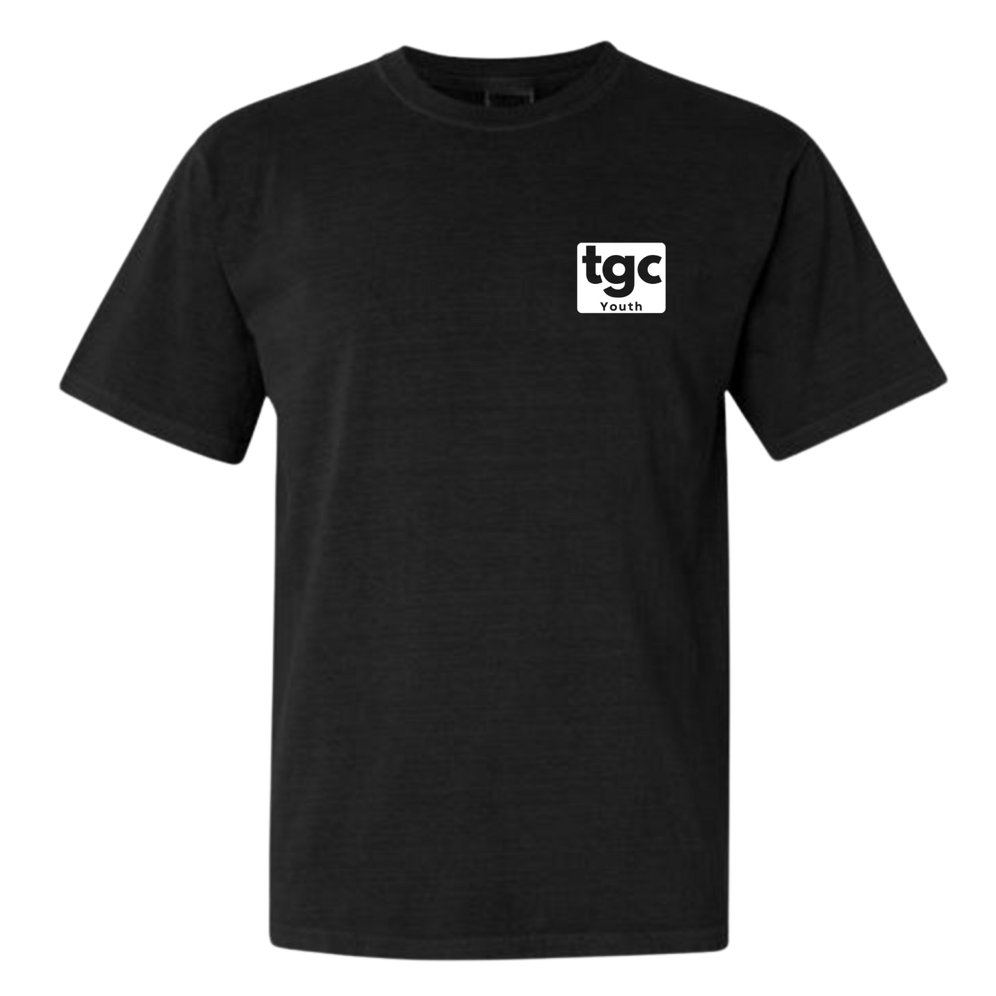 TGC Youth- Black Comfort Color T-Shirts - Logo