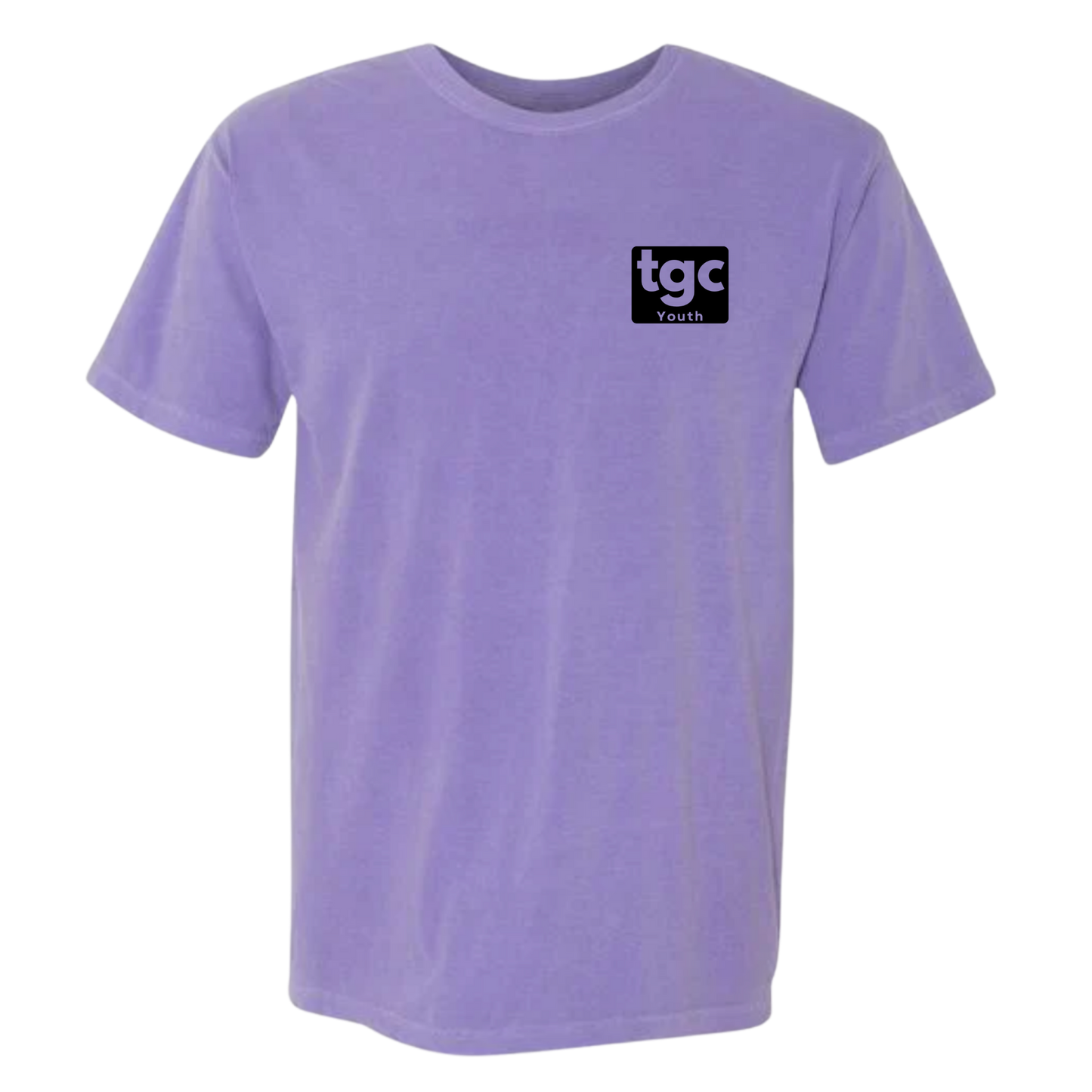 TGC Youth- Violet Comfort Color T-Shirts - Logo