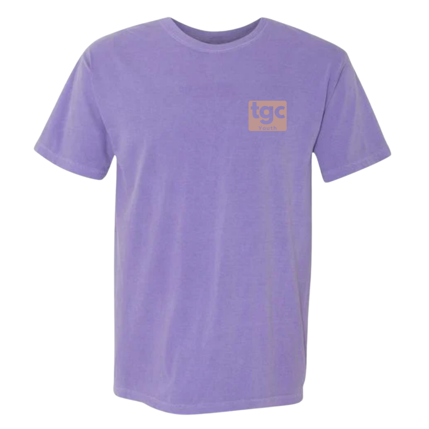 TGC Youth- Violet Comfort Color T-Shirts - Logo