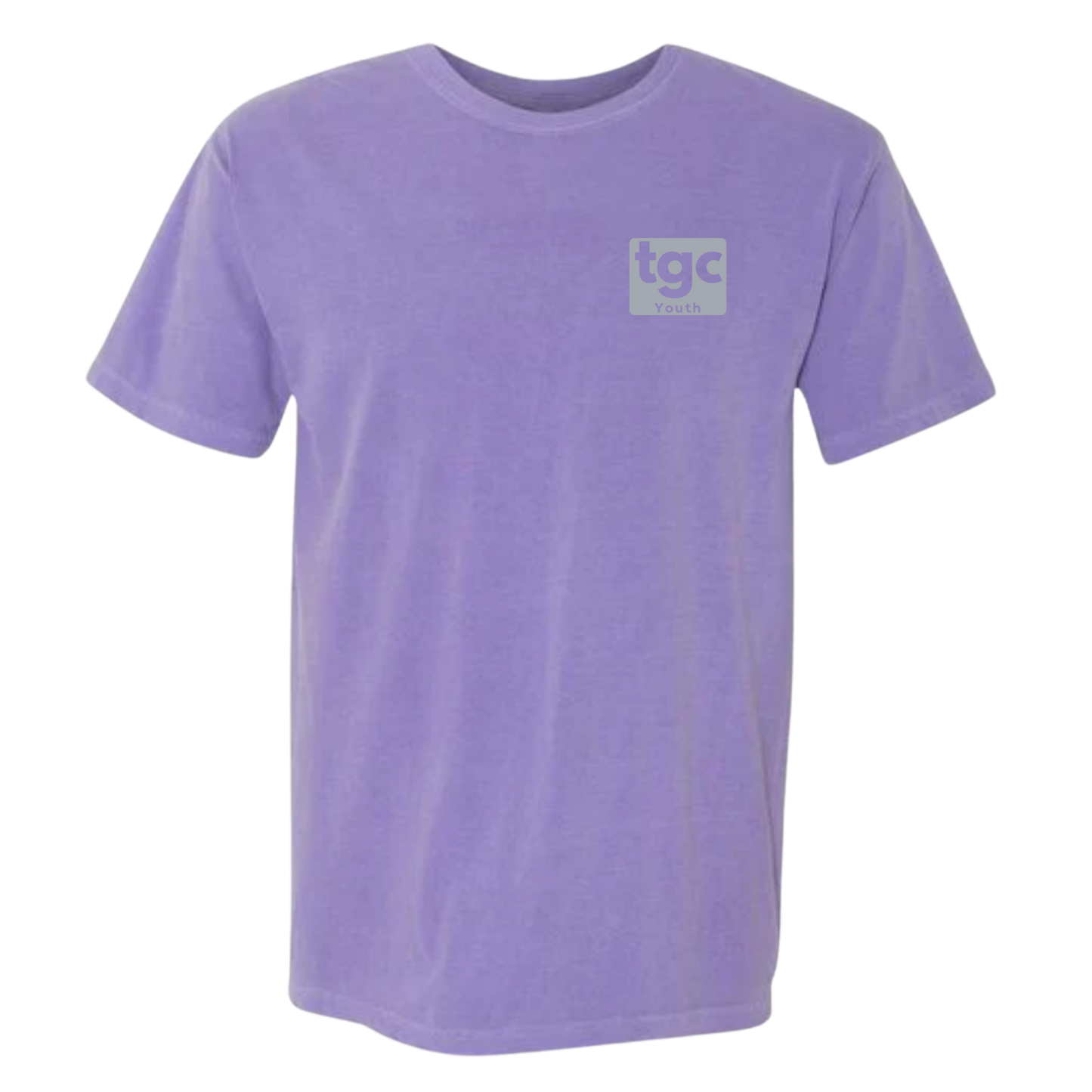 TGC Youth- Violet Comfort Color T-Shirts - Logo