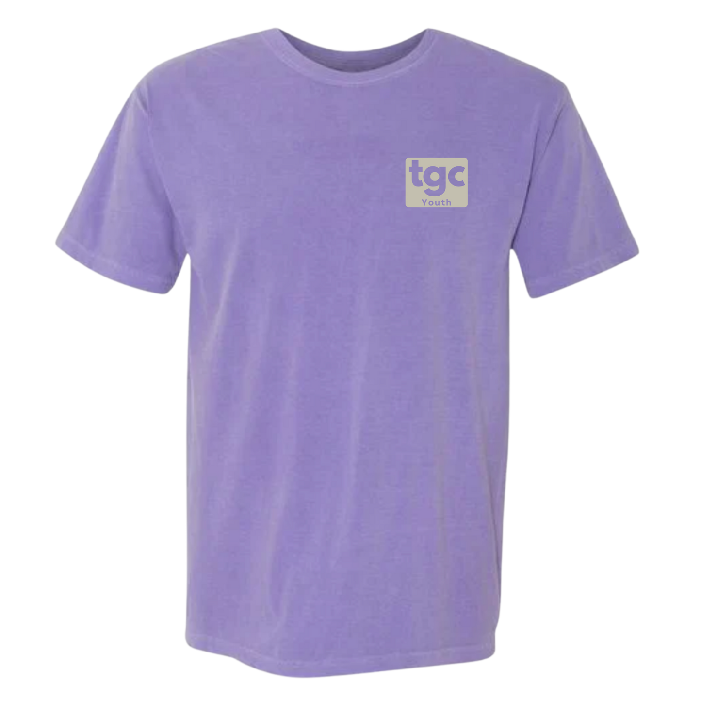 TGC Youth- Violet Comfort Color T-Shirts - Logo