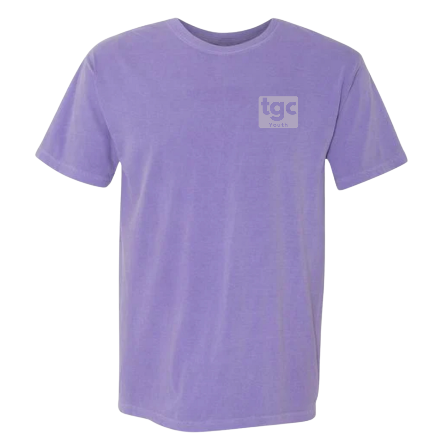 TGC Youth- Violet Comfort Color T-Shirts - Logo