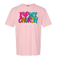 Neon I Love My Church — Light Pink