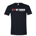I Love My Church- Black t-shirt/ sweatshirt
