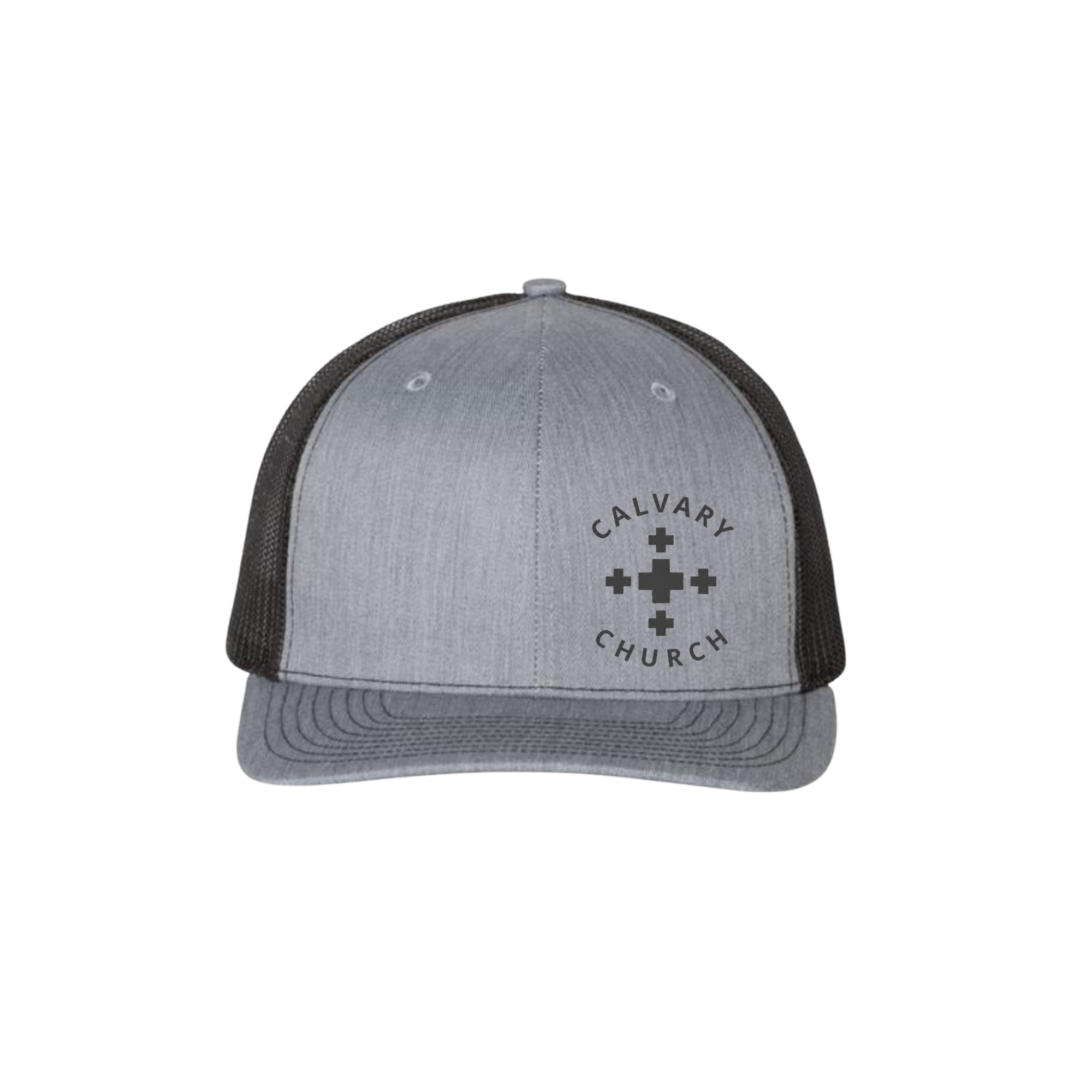 Calvary Church Logo — Gray/ Black Richardson Hat