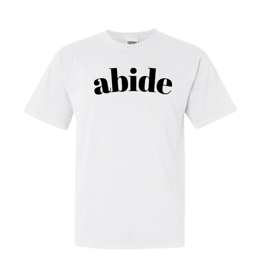 TGC White Comfort Color T-Shirts- Block font