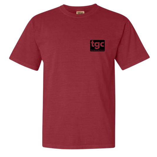 TGC Crimson Comfort Color T-Shirts - Logo