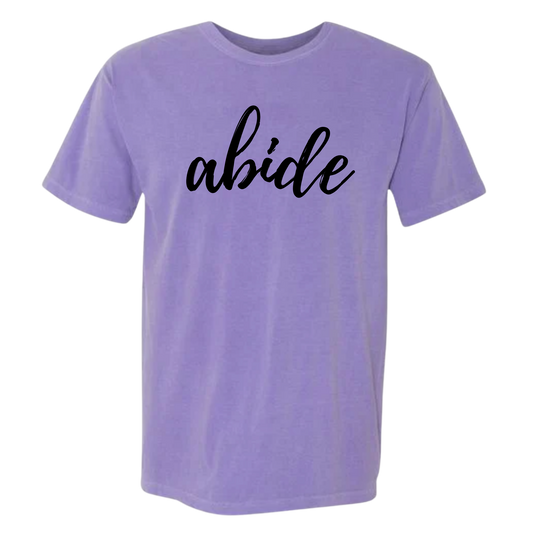 TGC Violet Comfort Color T-Shirts - Script font