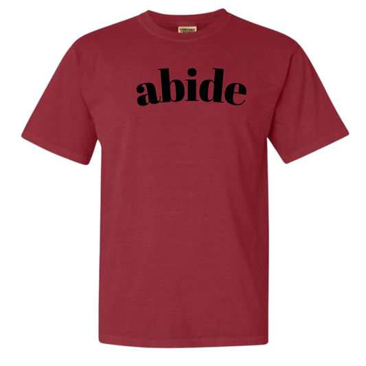 TGC Crimson Comfort Color T-Shirts - Block font