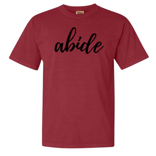 TGC Crimson Comfort Color T-Shirts - Script font