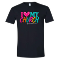 Neon I Love My Church — Black