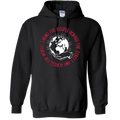 Taking the Gospel- Black Hoodie - Red Design