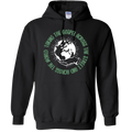 Taking the Gospel- Black Hoodie - Green Design