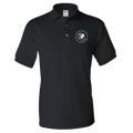 Taking the Gospel- Black Polo- Green Design