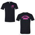 Sassy Sluggers- Black T-Shirt/ Front and Back Design