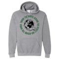 Taking the Gospel- Graphite Heather Hoodie - Green Design