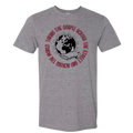Taking the Gospel- Graphite Heather Gildan Softstyle T-Shirt - Red Design