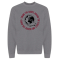 Taking the Gospel- Graphite Heather Sweatshirt - Red Design