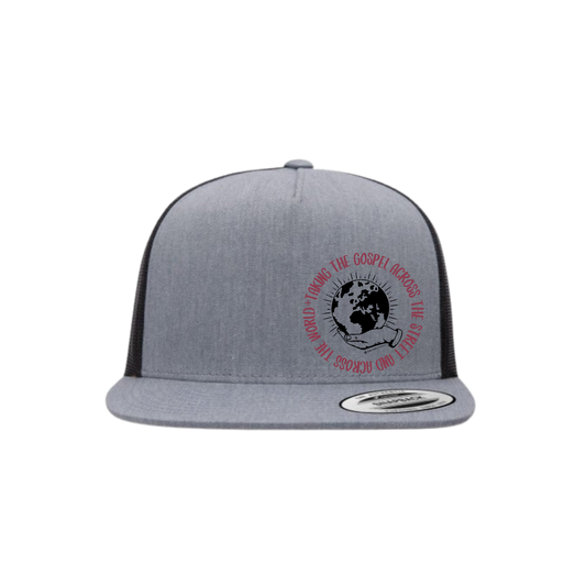 Taking the Gospel- Gray/ Black Hat - Red Design