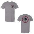 Taking the Gospel- Heather Graphite Gildan Softstyle T-Shirt - Red Design on Back