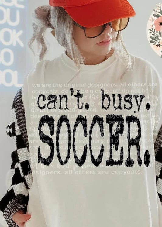 Can't. Busy. Soccer.