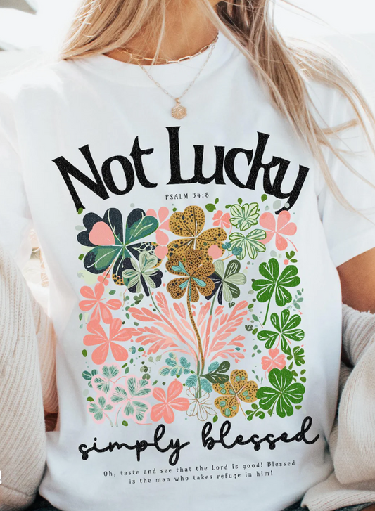 Not Lucky Simply Blessed