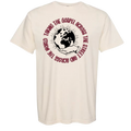 Taking the Gospel- Ivory Comfort Colors T-Shirt - Red Design